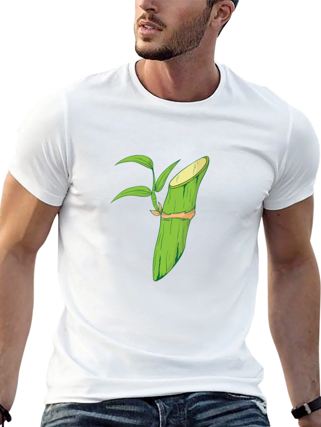 Bamboo Graphic Tee - Sustainable Style