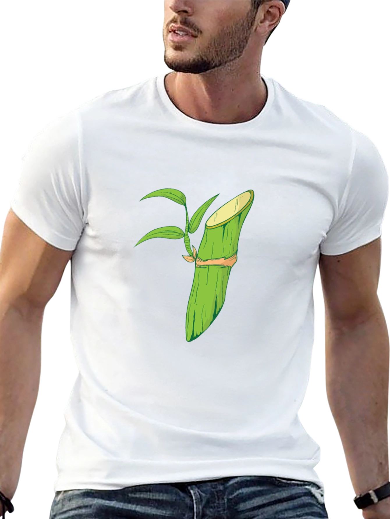 Bamboo Graphic Tee - Sustainable Style