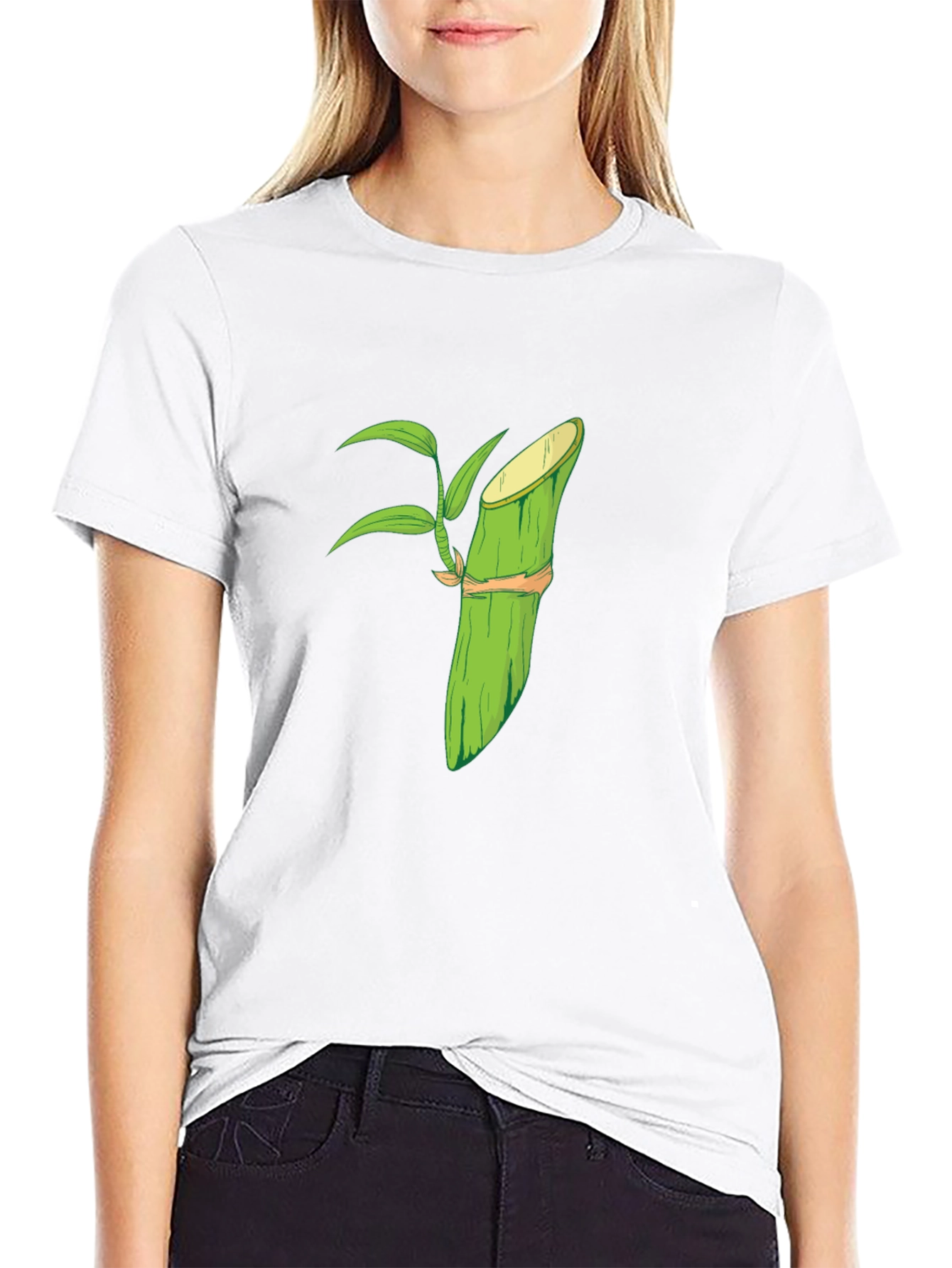 Bamboo Graphic Tee - Sustainable Style