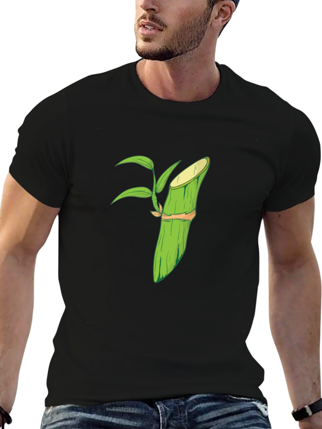 Bamboo Graphic Tee - Sustainable Style