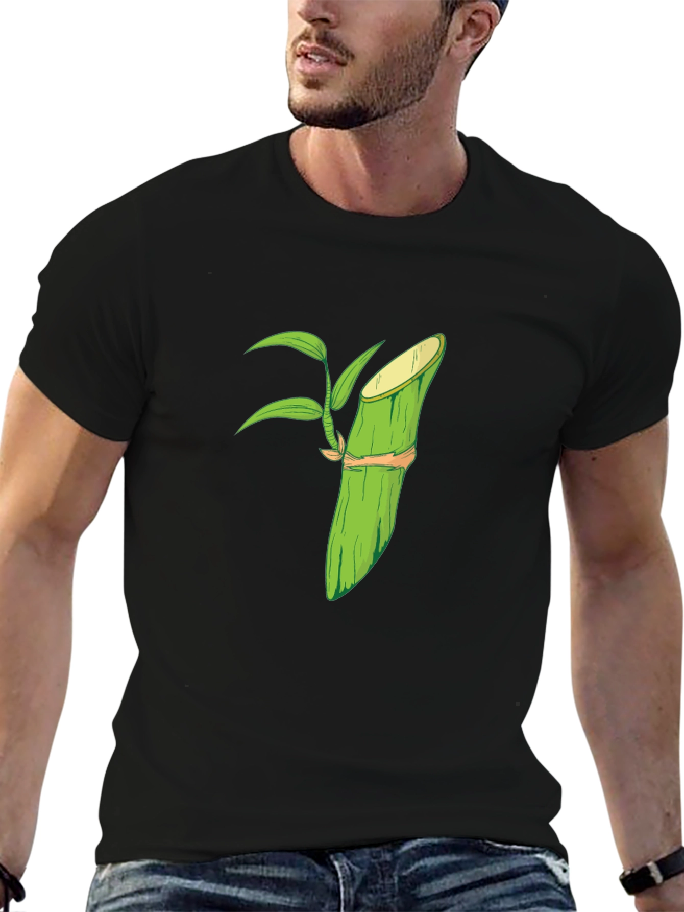 Bamboo Graphic Tee - Sustainable Style