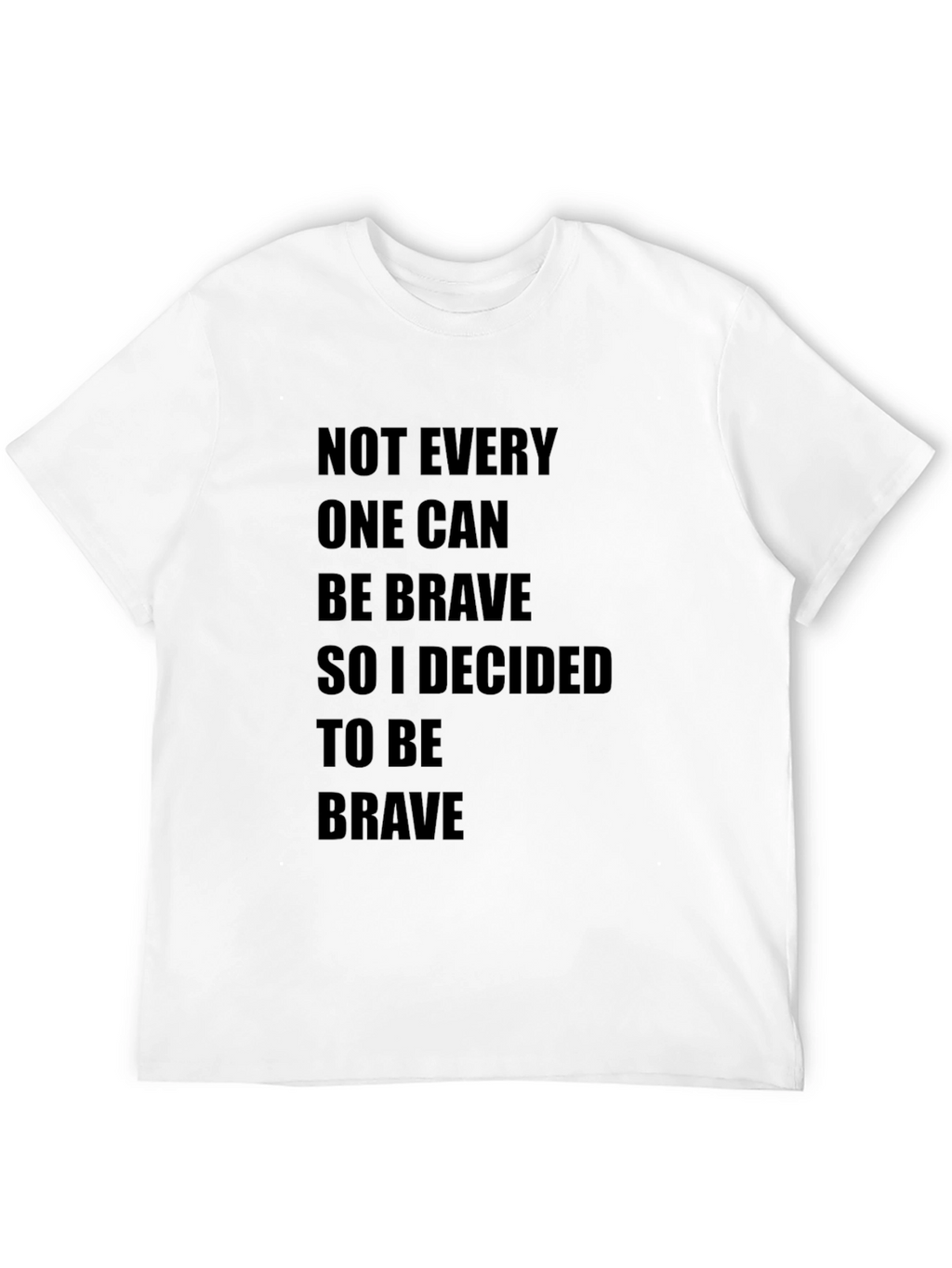 Be Brave Graphic Tee - Black