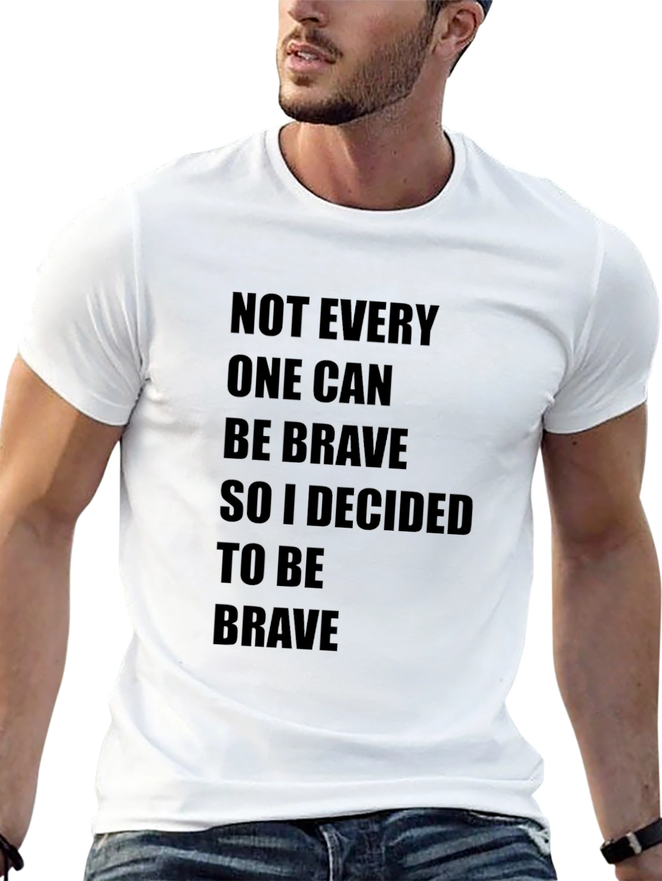 Be Brave Graphic Tee - Black