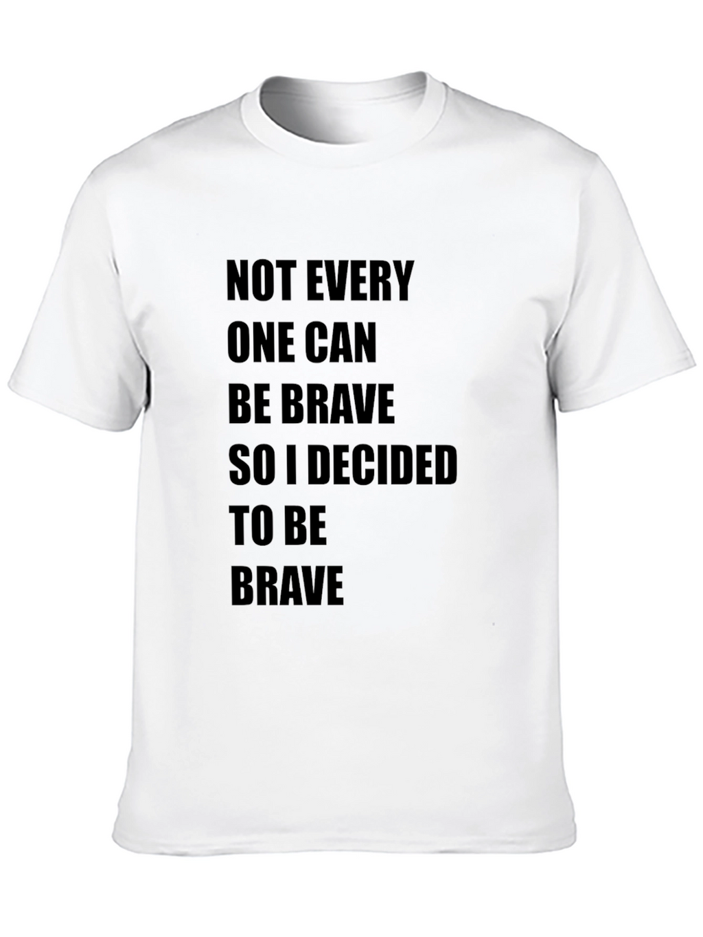 Be Brave Graphic Tee - Black