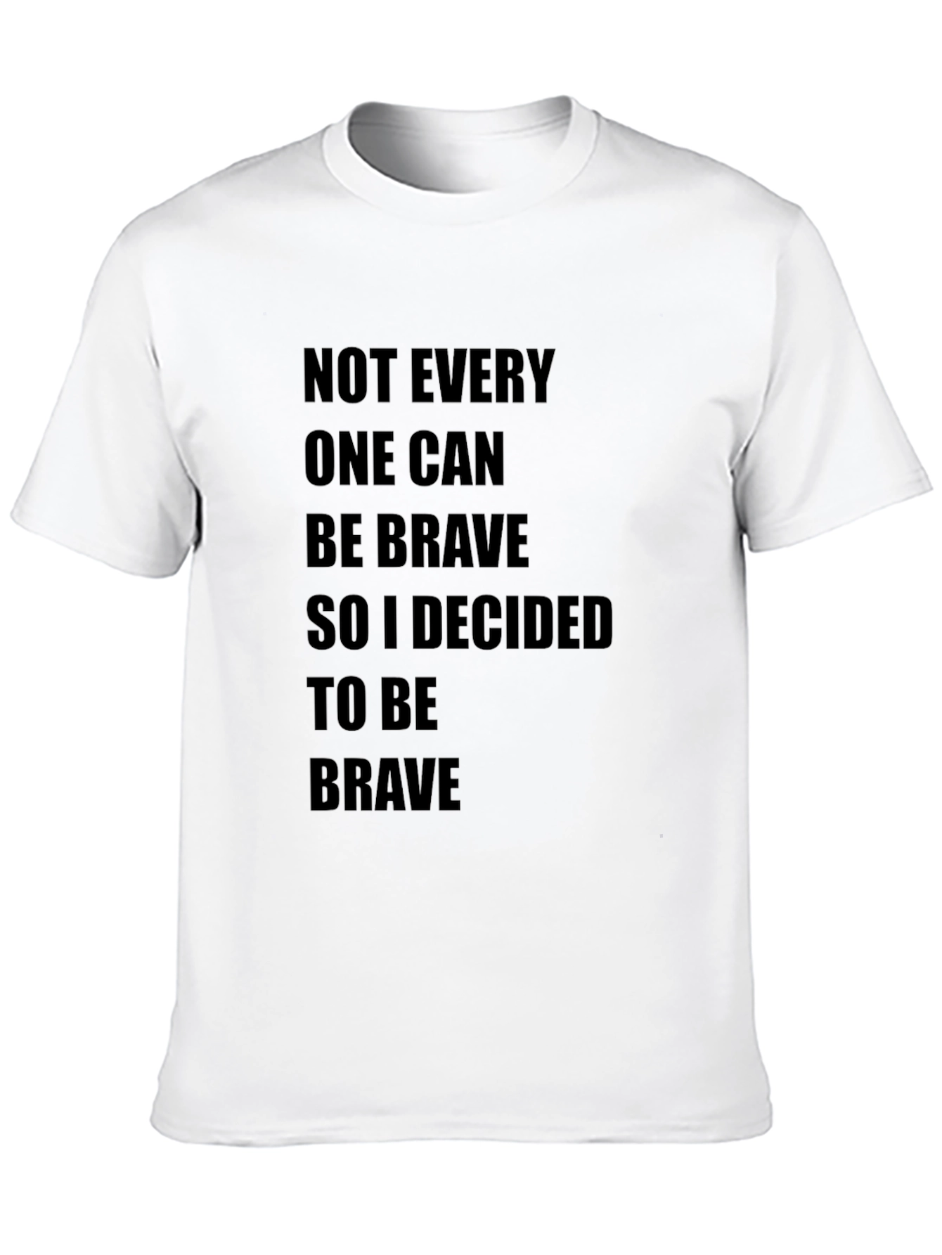 Be Brave Graphic Tee - Black