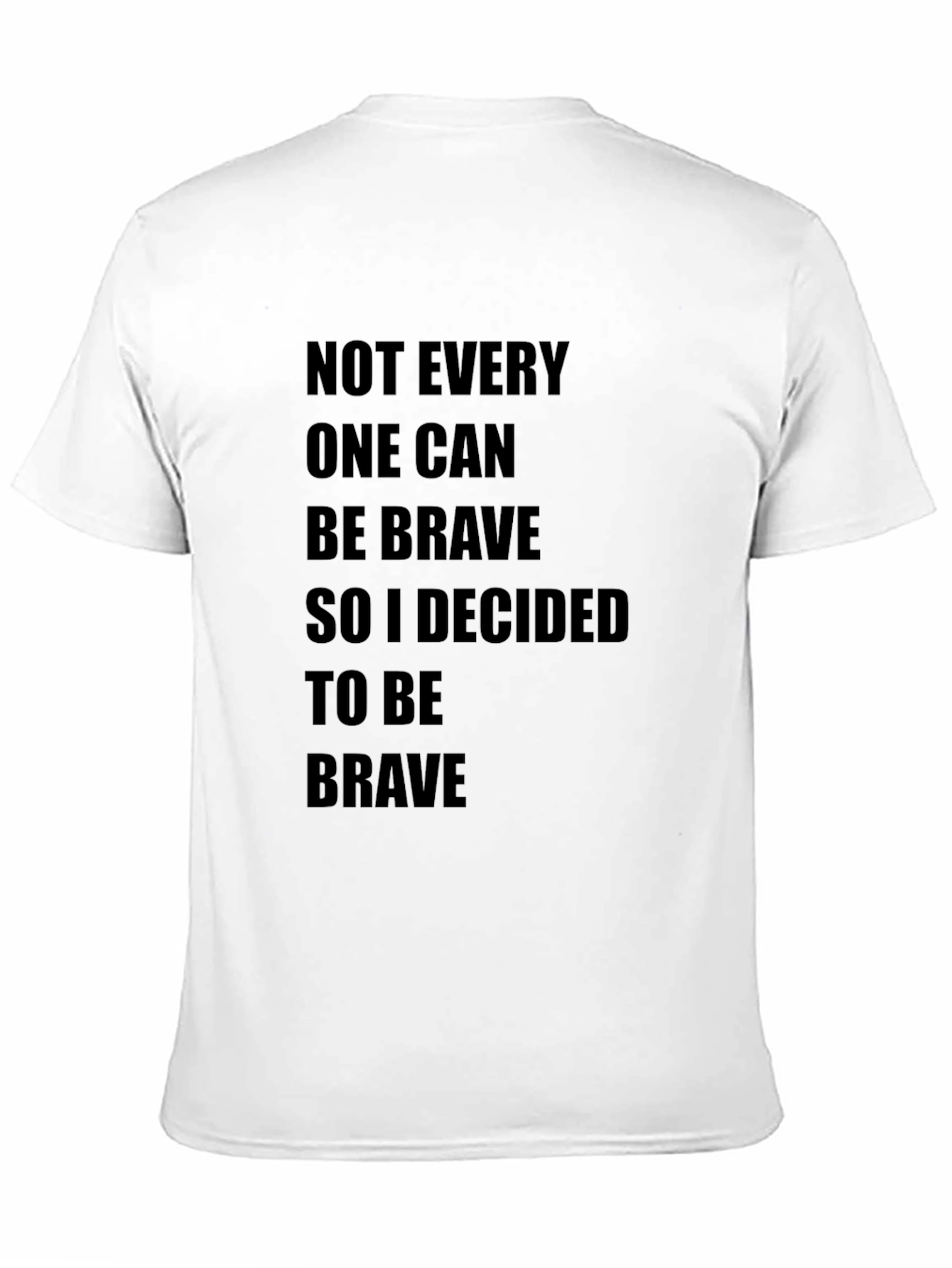 Be Brave Graphic Tee - Black