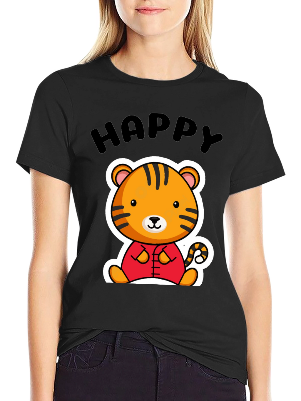 Happy Tiger Graphic Tee