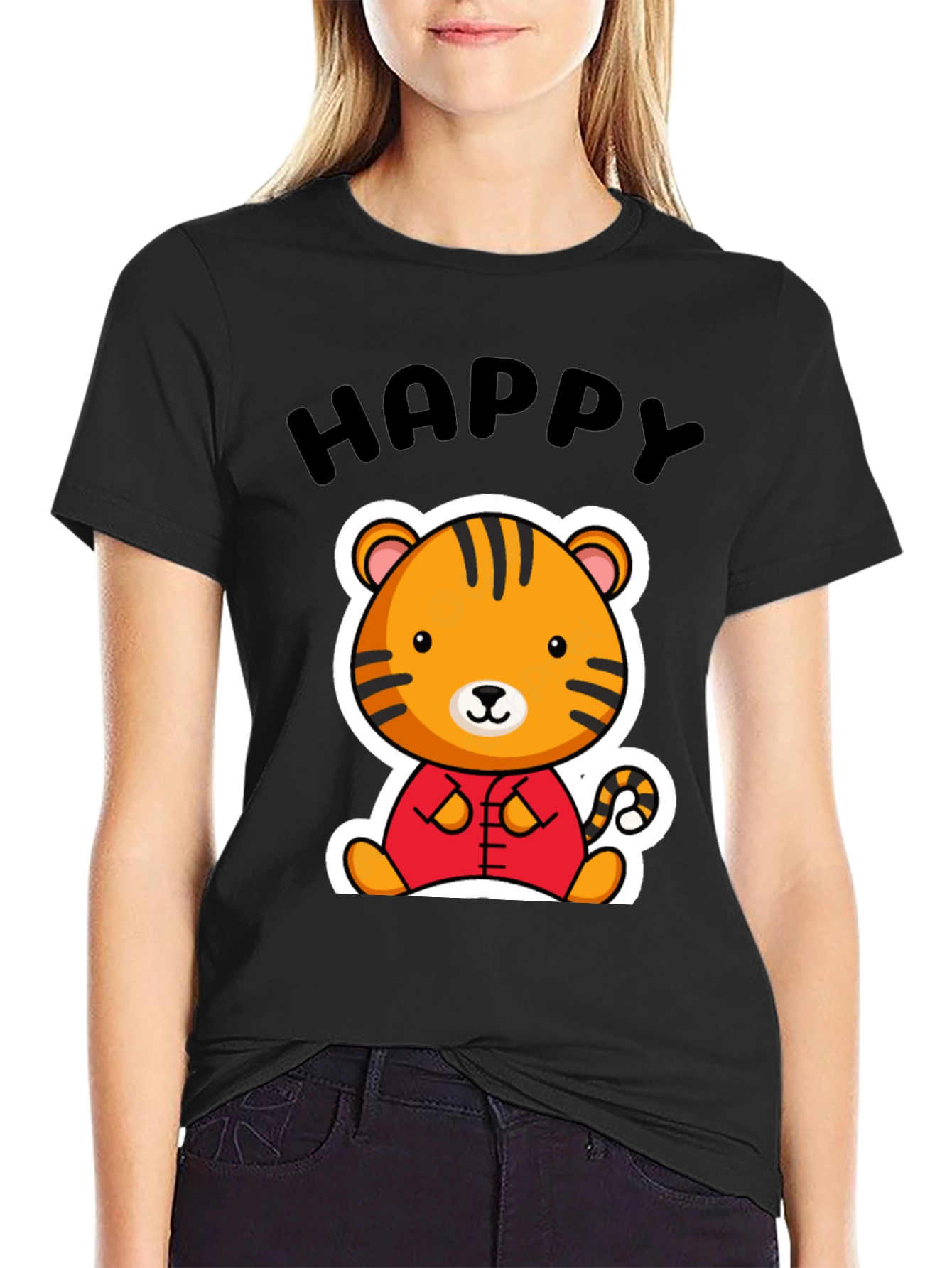 Happy Tiger Graphic Tee