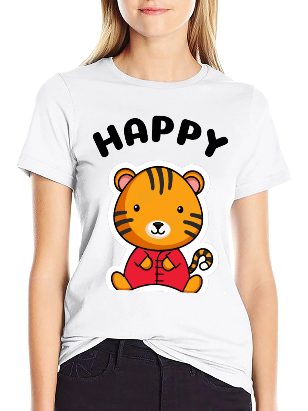 Happy Tiger Graphic Tee