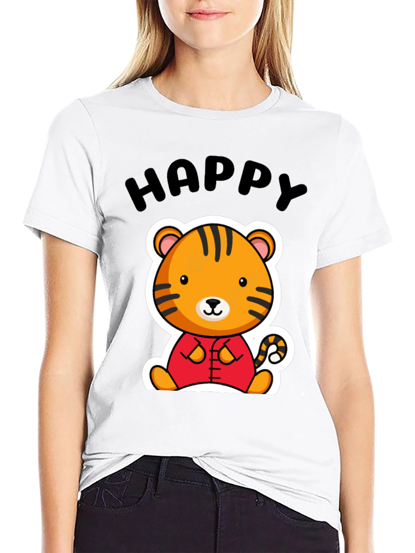 Happy Tiger Graphic Tee