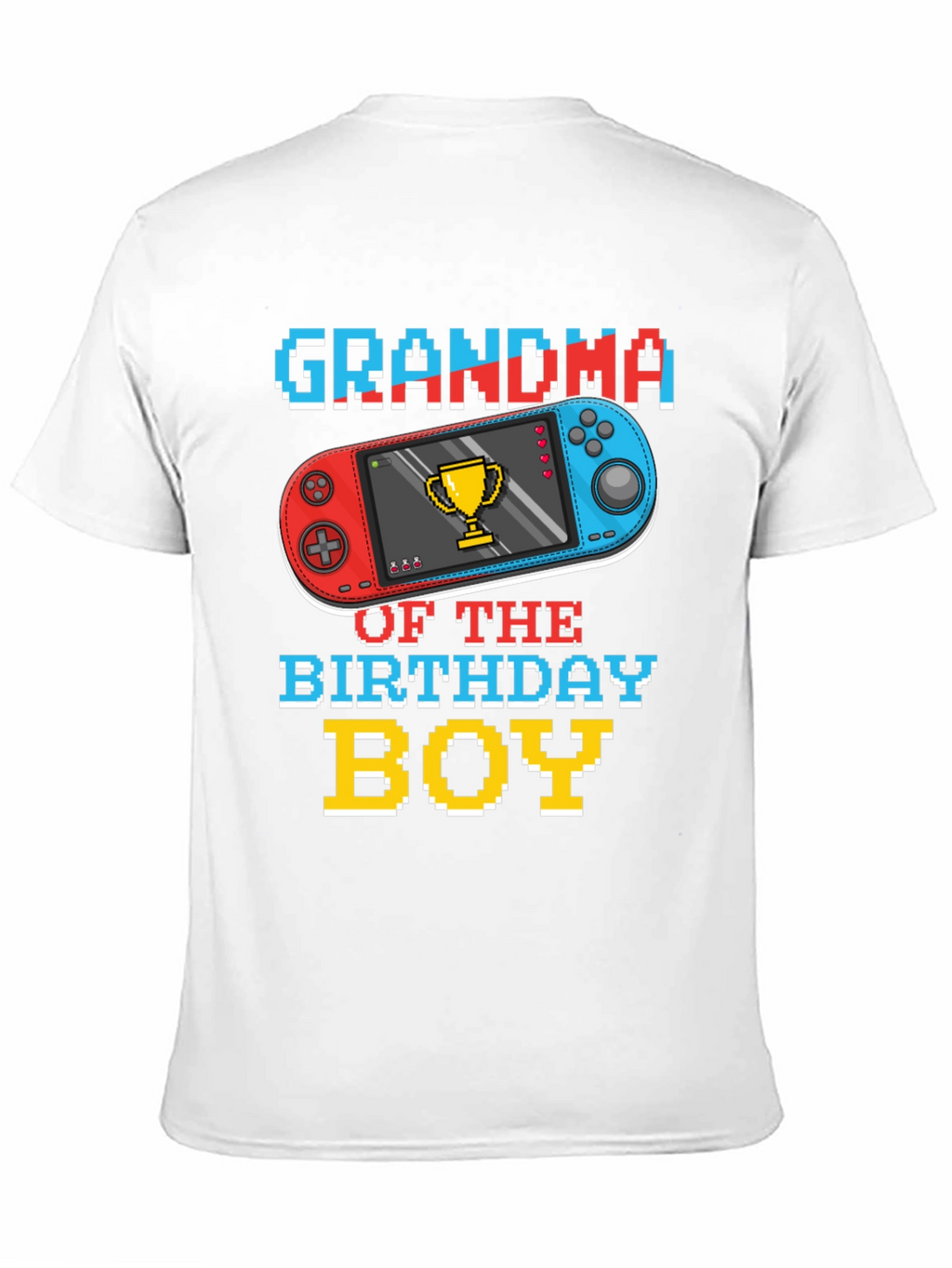 Grandma Birthday Boy Gaming T-Shirt