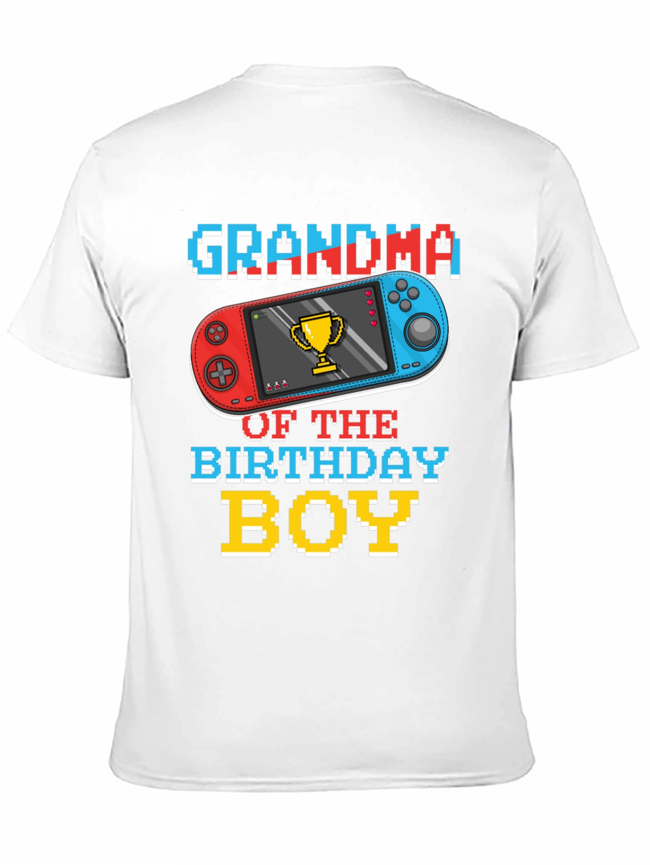 Grandma Birthday Boy Gaming T-Shirt