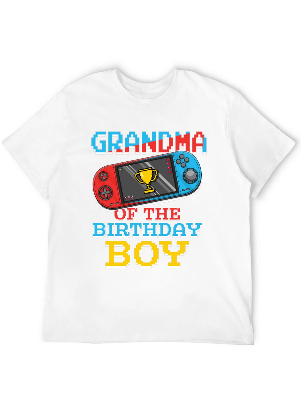 Grandma Birthday Boy Gaming T-Shirt