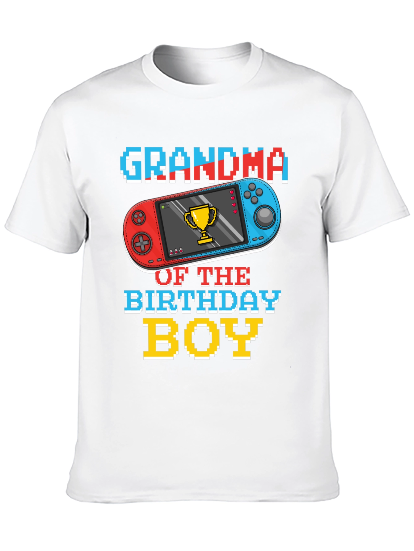 Grandma Birthday Boy Gaming T-Shirt