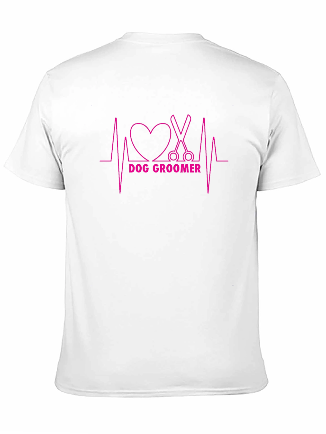 Dog Groomer Heartbeat T-Shirt