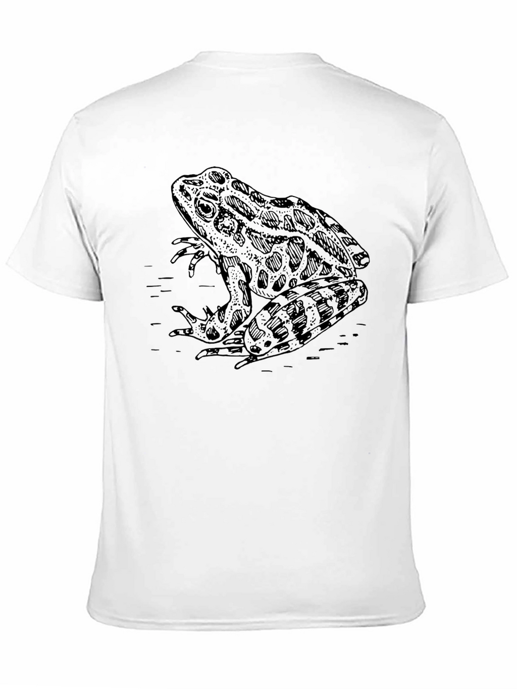 Frog Graphic Black T-Shirt - Unique Animal Design