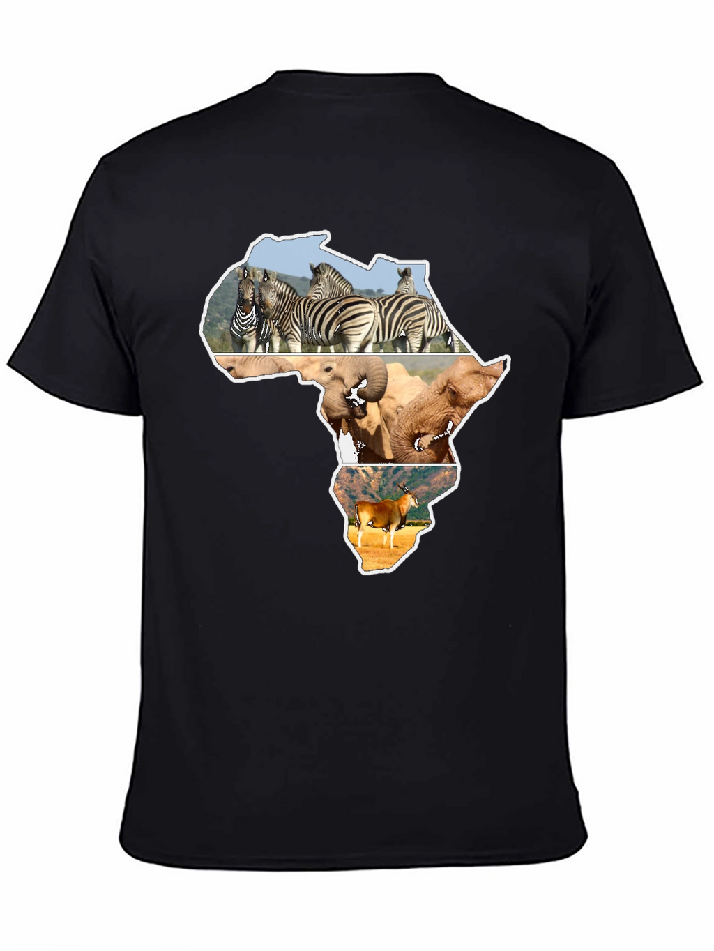 African Wildlife Continent T-Shirt