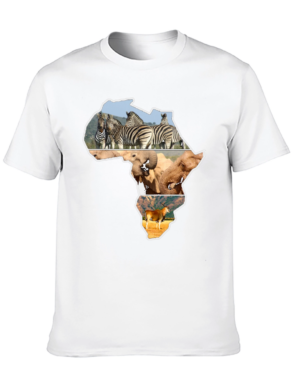 African Wildlife Continent T-Shirt
