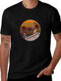 Chimney Sweep Sunset Graphic Tee
