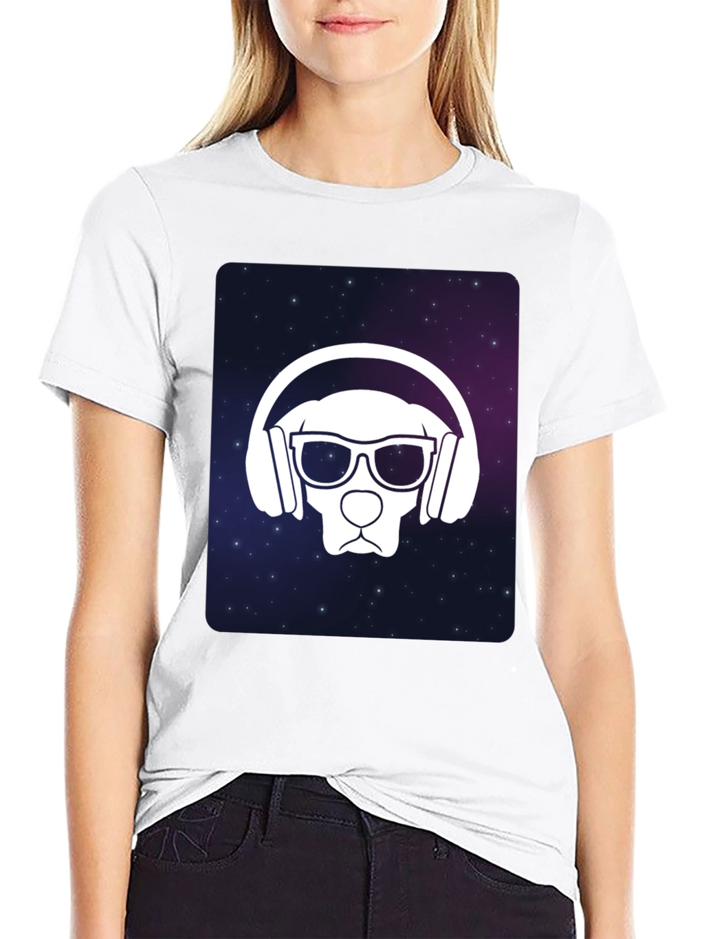 Cool Dog DJ Graphic T-Shirt
