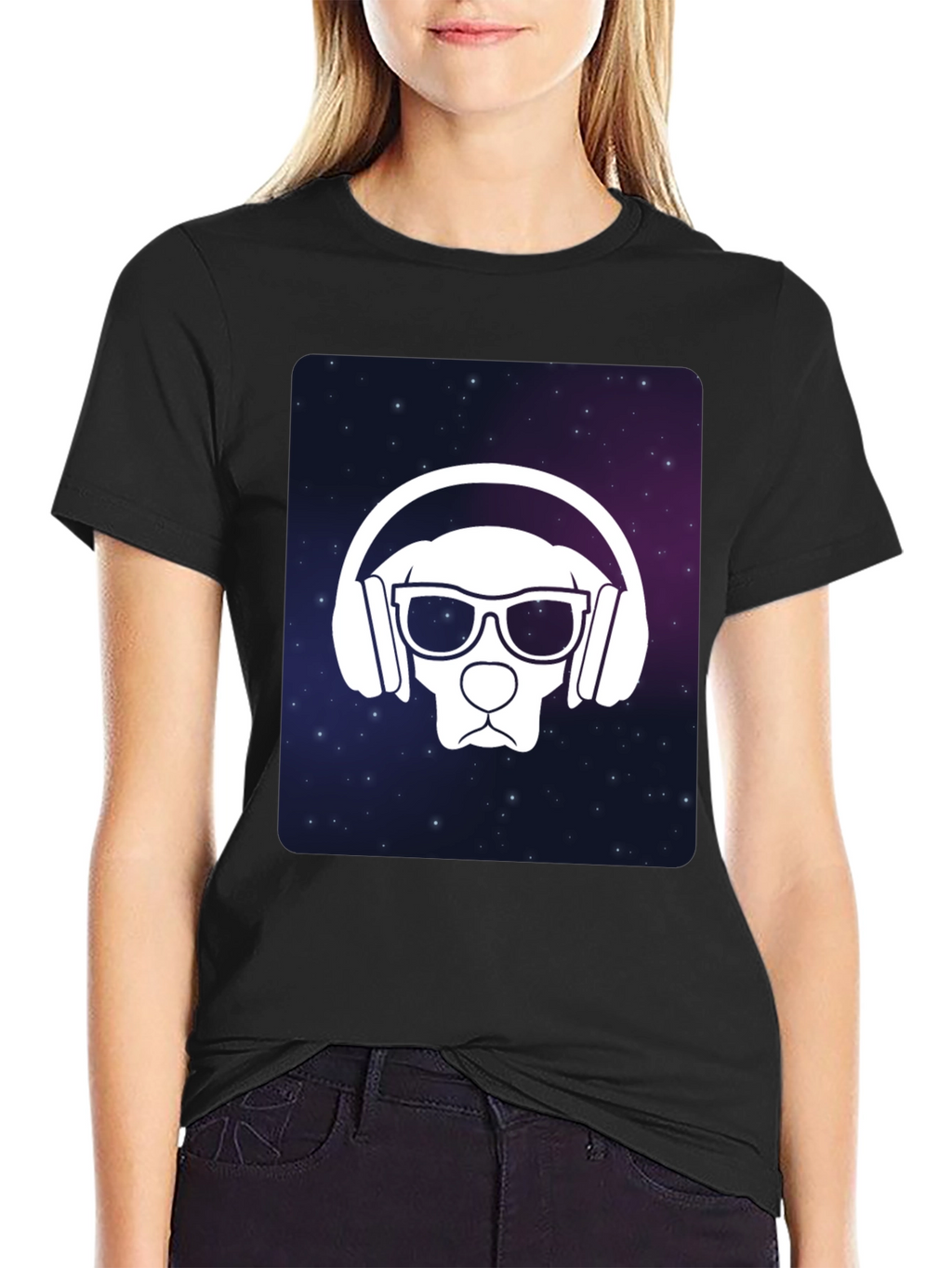 Cool Dog DJ Graphic T-Shirt