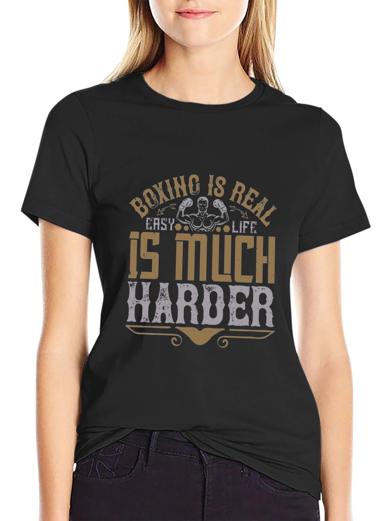 Boxing Is Real T-Shirt - Mens Graphic Tee