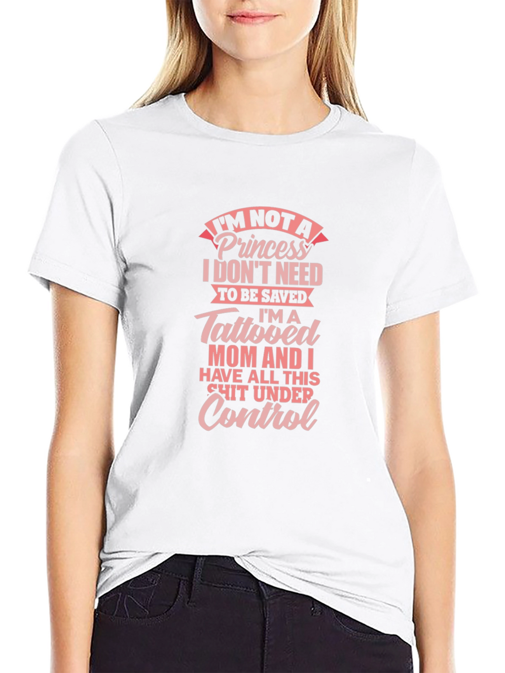 Tattooed Mom Graphic Tee - Princess Power!