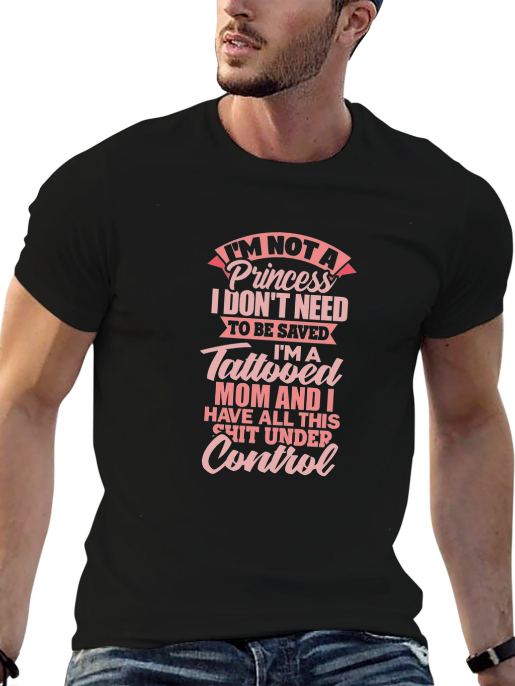 Tattooed Mom Graphic Tee - Princess Power!