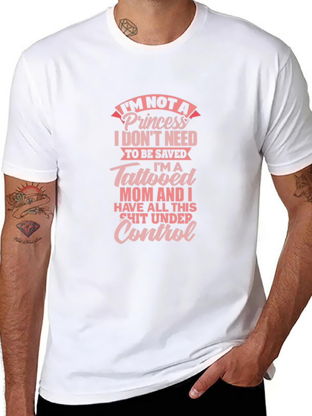 Tattooed Mom Graphic Tee - Princess Power!