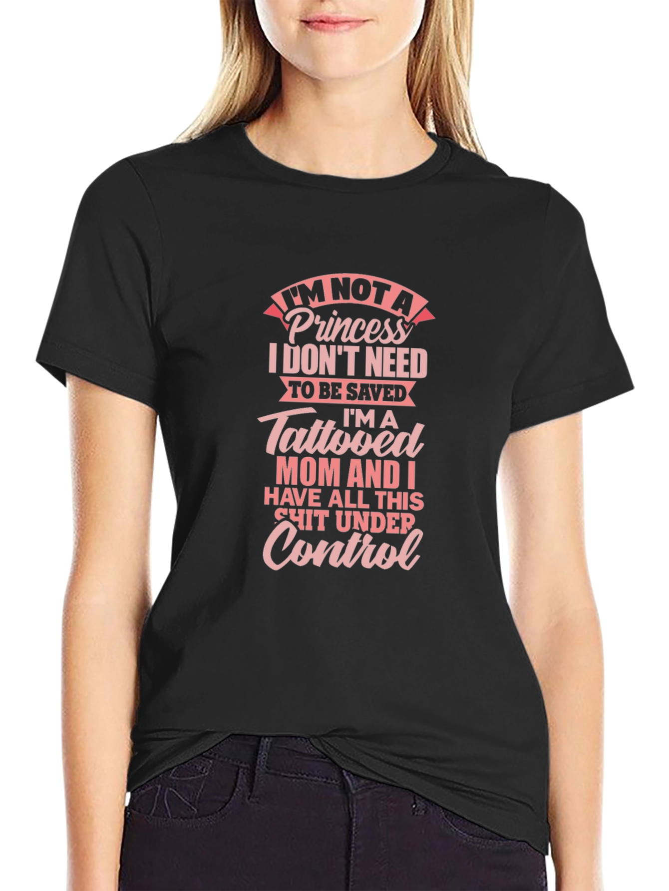 Tattooed Mom Graphic Tee - Princess Power!
