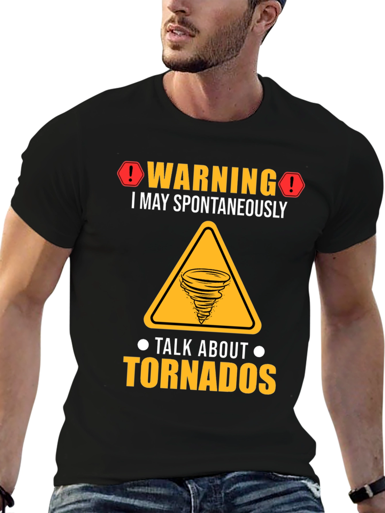 Warning Tornado T-Shirt: Spontaneous Tornado Talks!