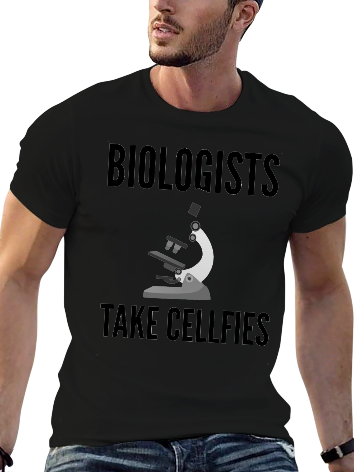 Biologists Take Cellfies Graphic T-Shirt