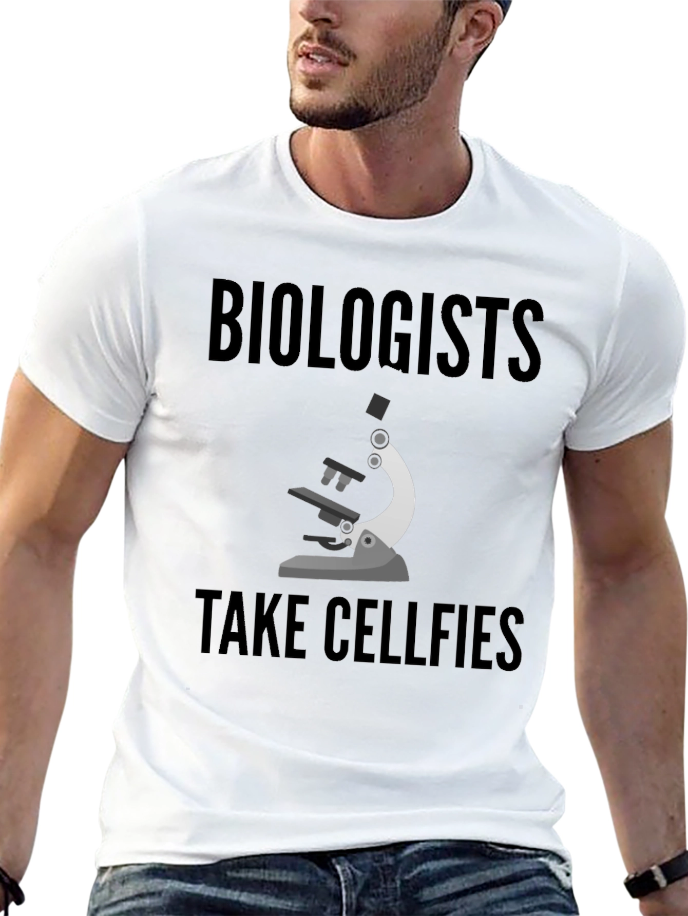 Biologists Take Cellfies Graphic T-Shirt