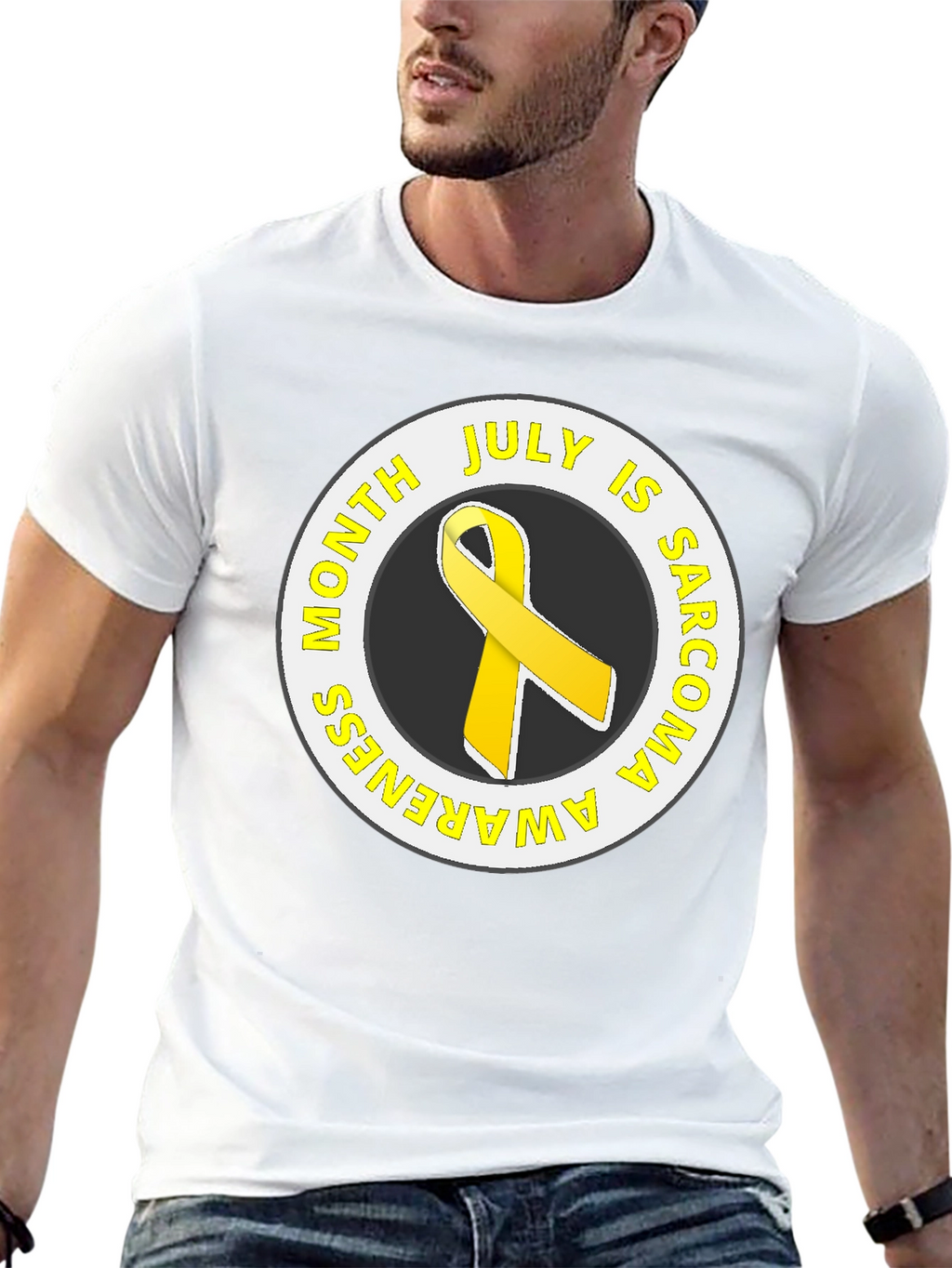 Sarcoma Awareness Month Black T-Shirt