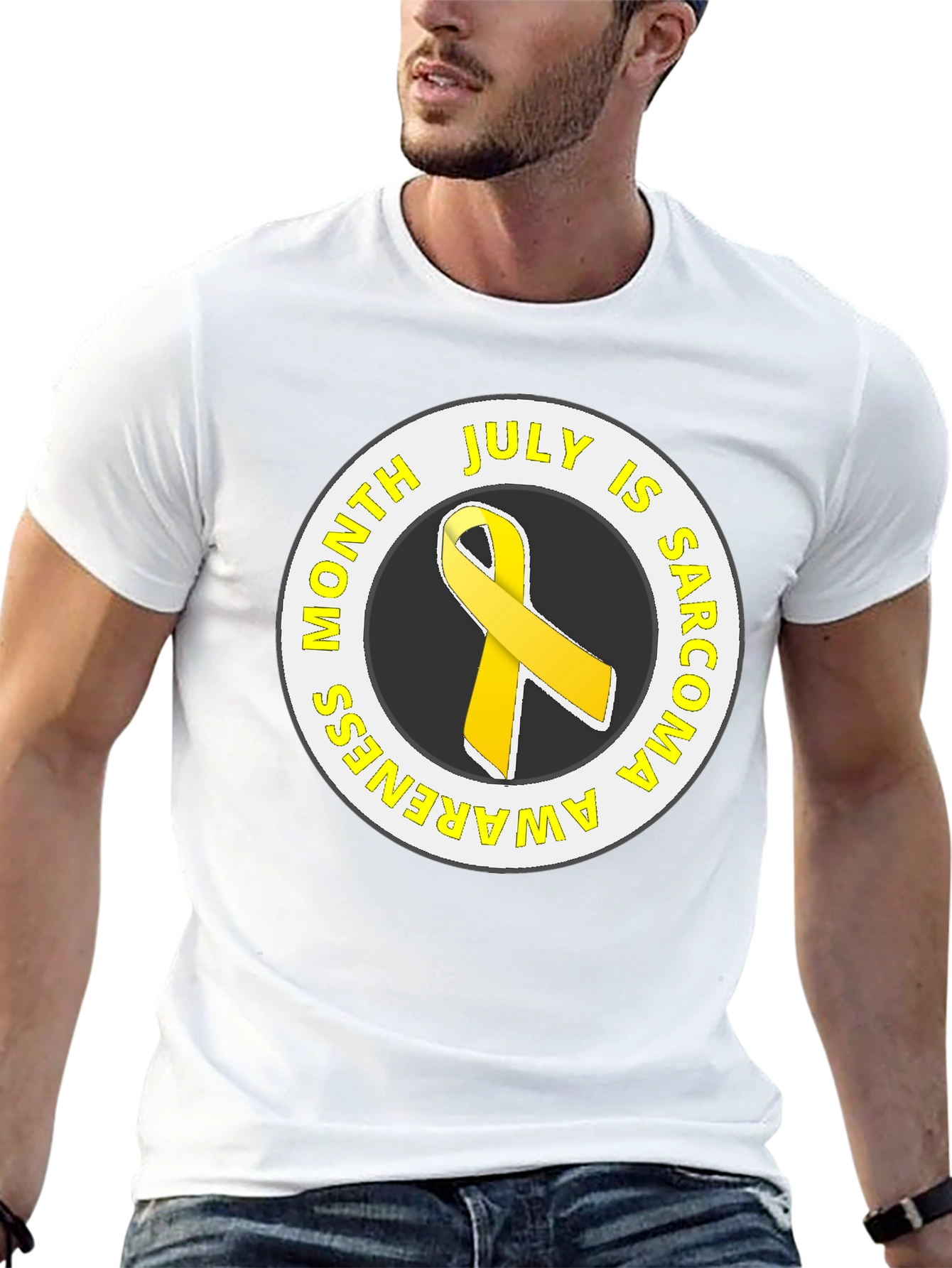 Sarcoma Awareness Month Black T-Shirt