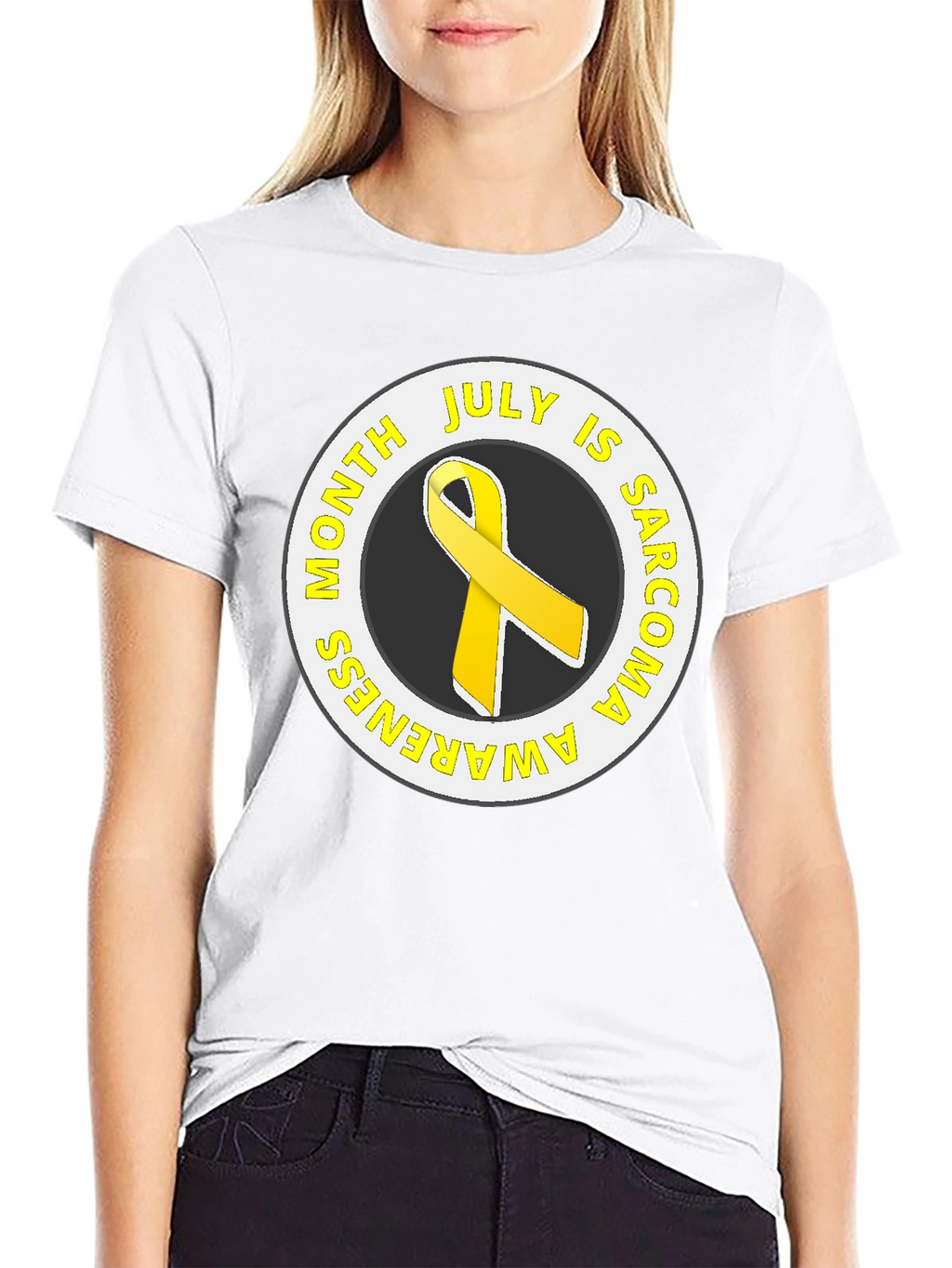 Sarcoma Awareness Month Black T-Shirt