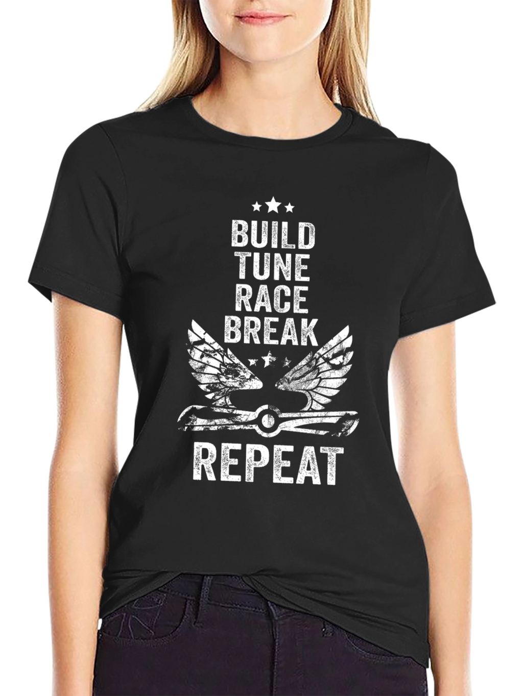 Build Tune Race Repeat Car Enthusiast T-Shirt