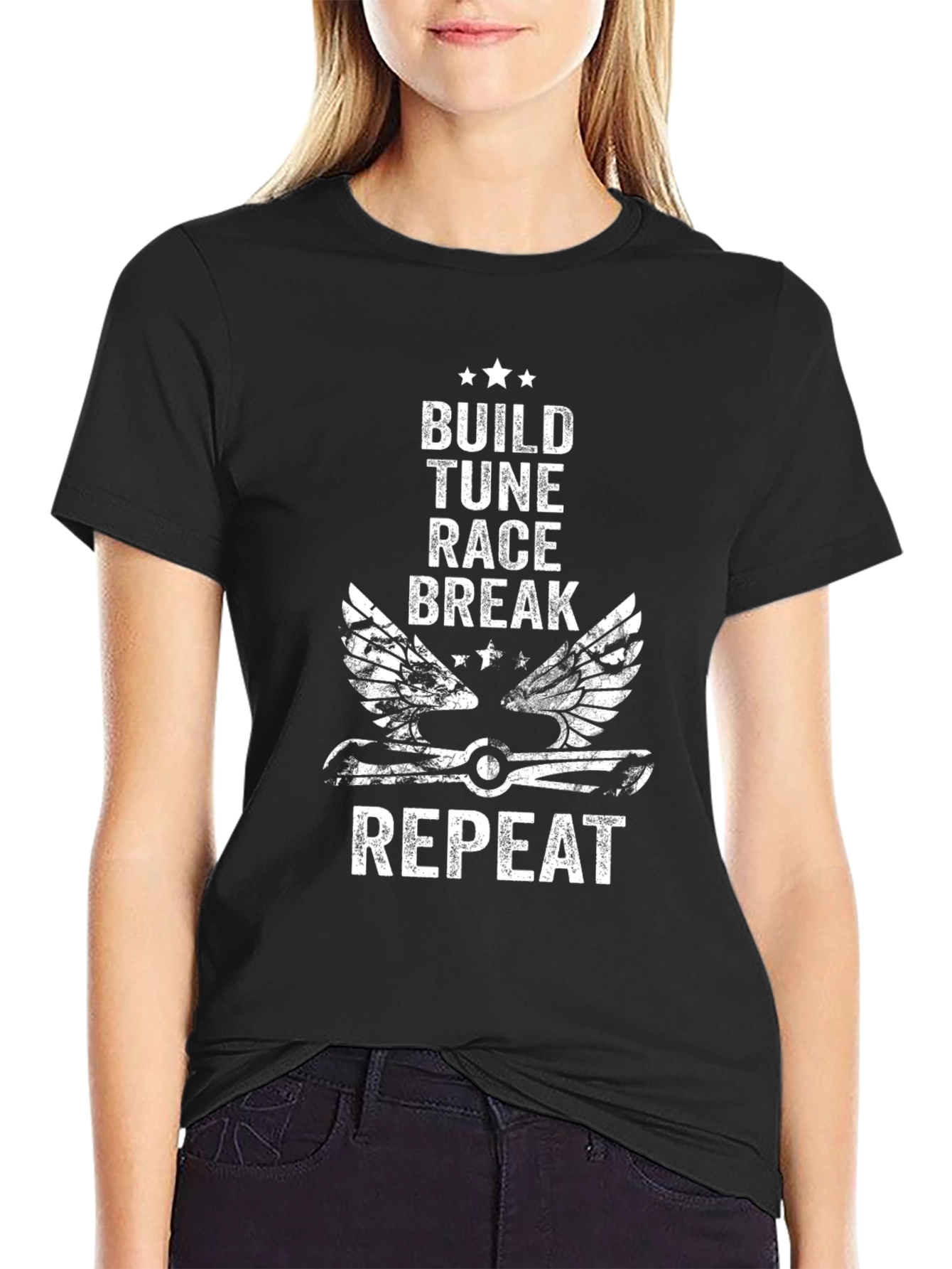 Build Tune Race Repeat Car Enthusiast T-Shirt