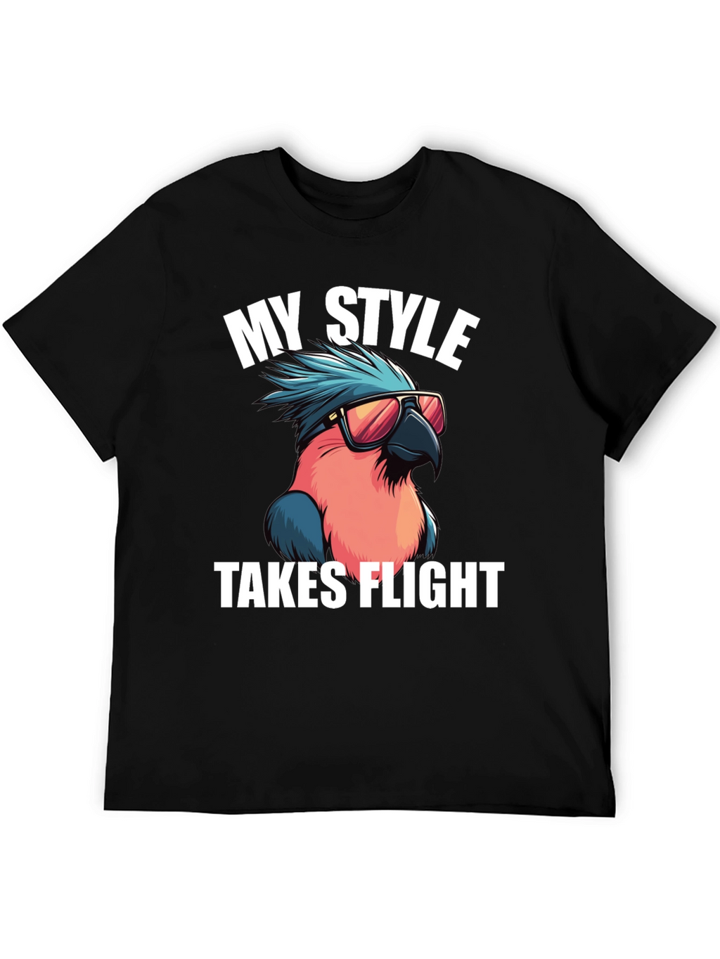 Cool Parrot T-Shirt: My Style Takes Flight