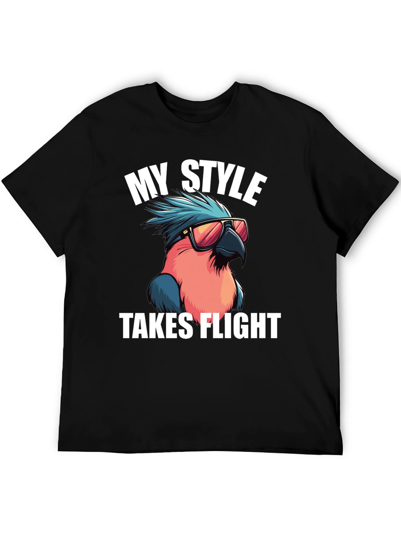 Cool Parrot T-Shirt: My Style Takes Flight