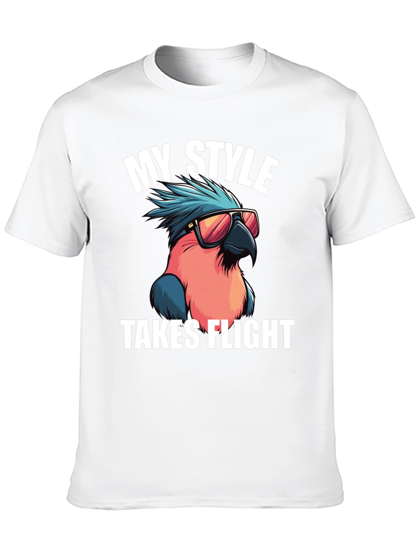 Cool Parrot T-Shirt: My Style Takes Flight