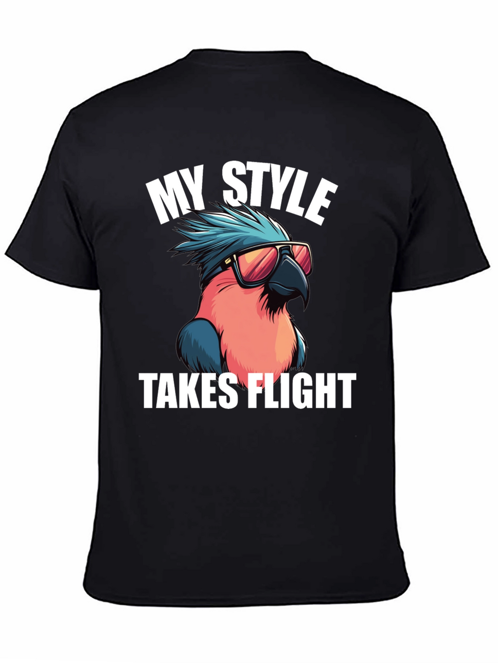Cool Parrot T-Shirt: My Style Takes Flight