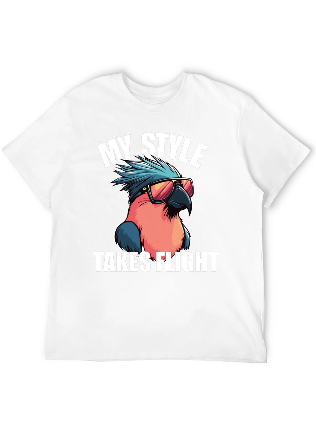 Cool Parrot T-Shirt: My Style Takes Flight