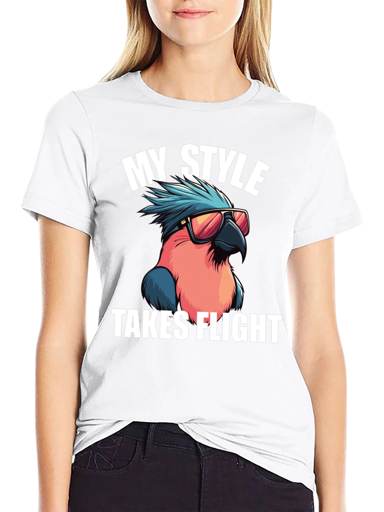 Cool Parrot T-Shirt: My Style Takes Flight