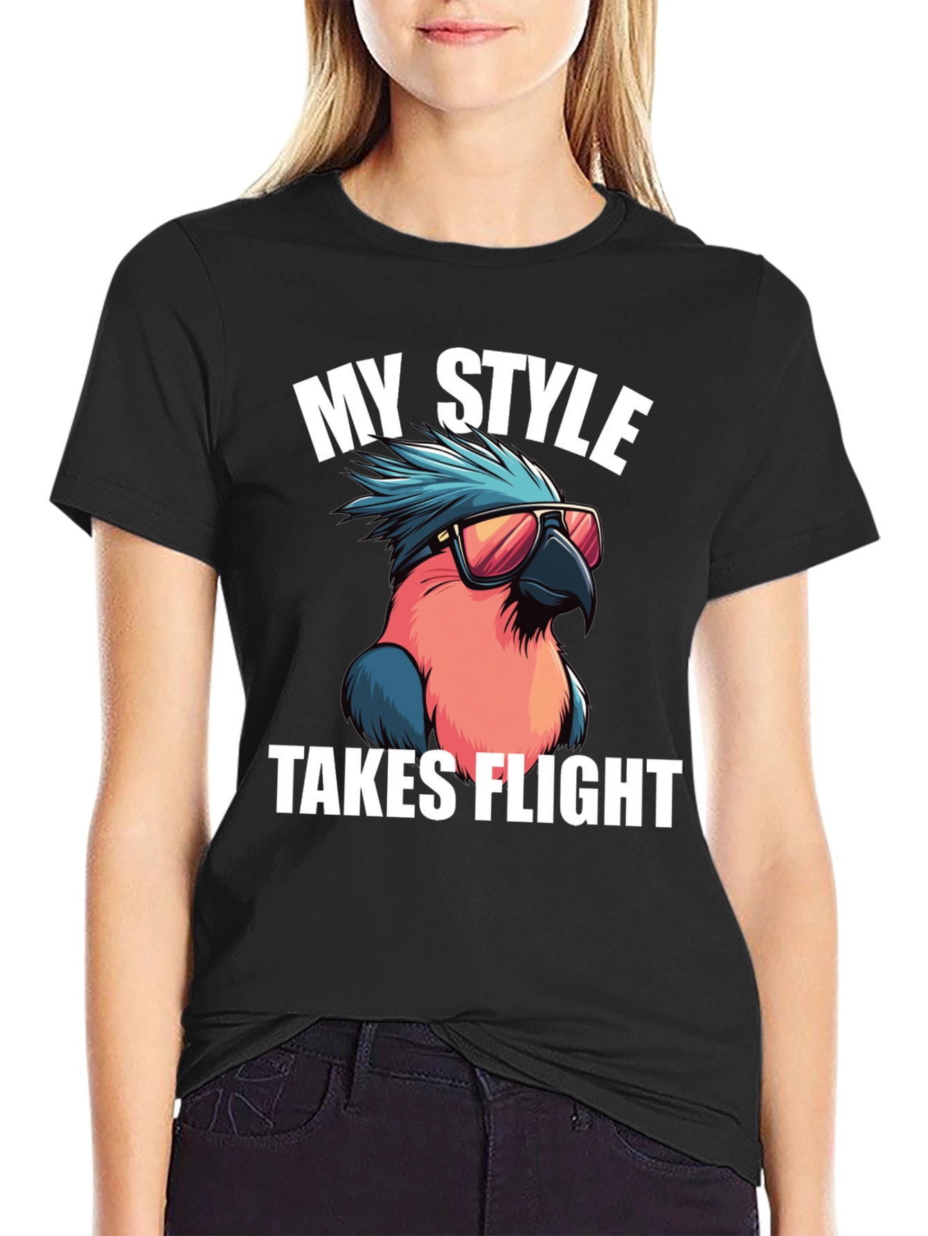 Cool Parrot T-Shirt: My Style Takes Flight