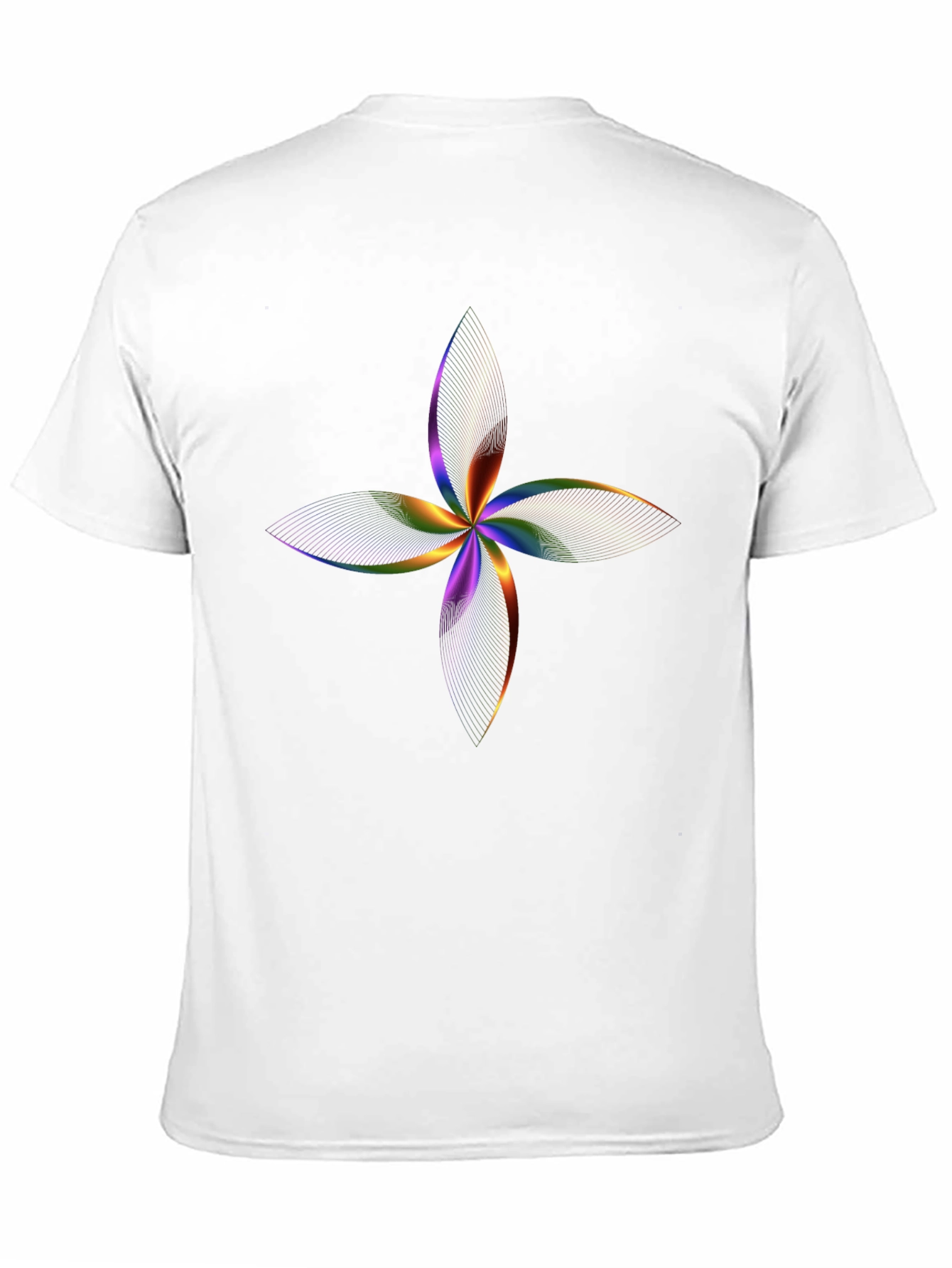 Abstract Floral Rainbow T-Shirt
