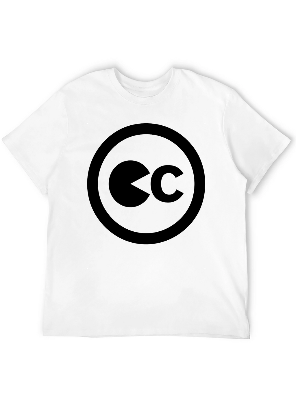 Creative Commons Black T-Shirt - Modern Design