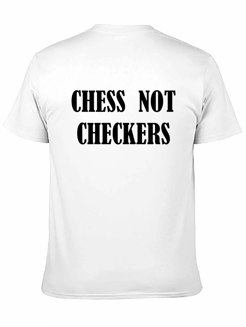 Chess Not Checkers Black Graphic Tee
