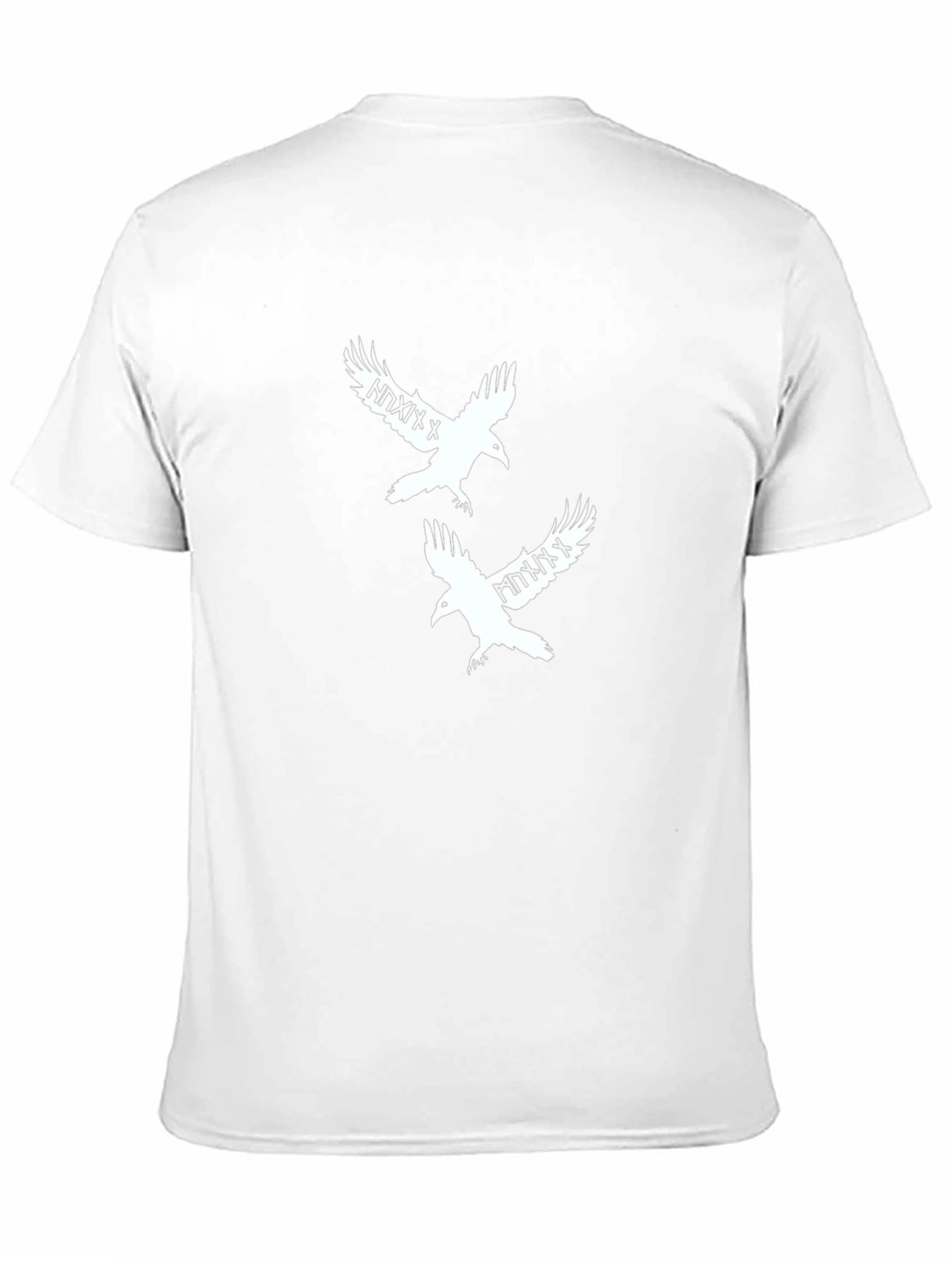 Raven Graphic Black T-Shirt - Norse Mythology Inspired