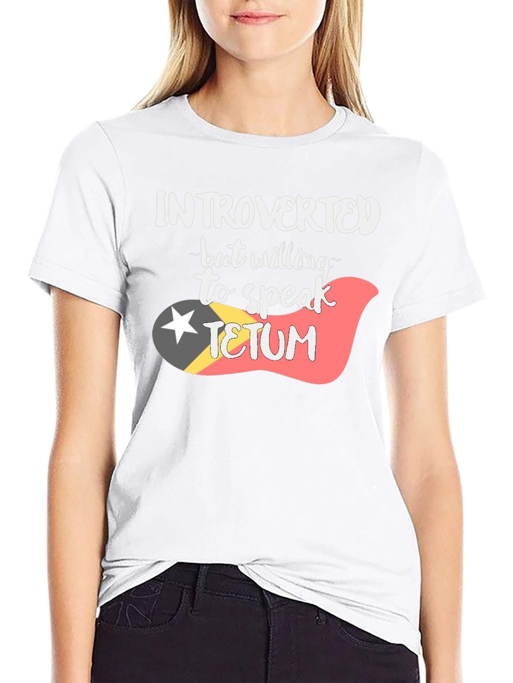 Introverted Tetum Language T-Shirt